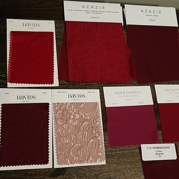 Red Color Swatches Lot - Picture 2 of 3